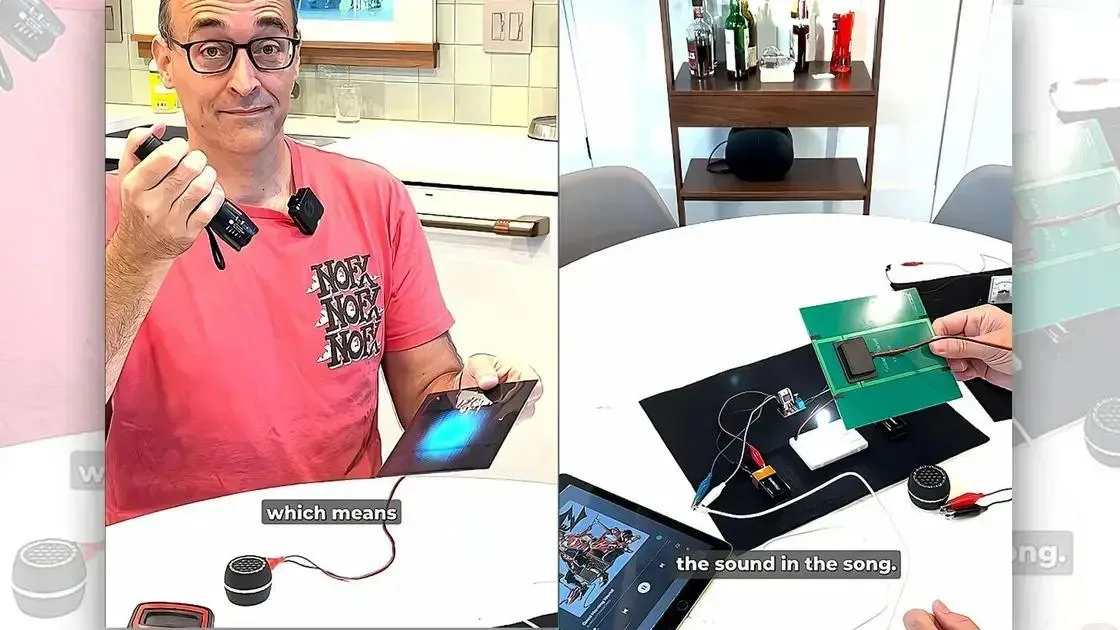Como um professor usou laser e painel solar para transmitir som sem fio