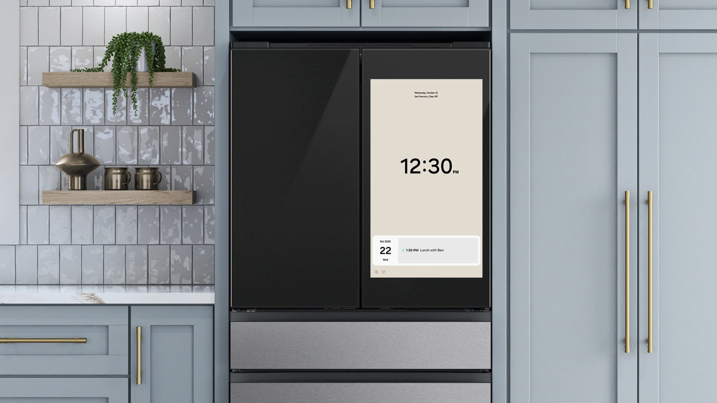 Como desativar anúncios da geladeira Samsung Family Hub em 2025 1 Geladeira Samsung