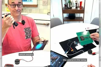 Como um professor usou laser e painel solar para transmitir som sem fio