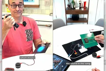 Como um professor usou laser e painel solar para transmitir som sem fio