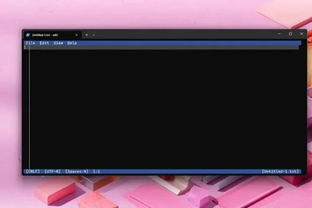 Microsoft lança Edit: um editor de texto command-line leve para Windows 11
