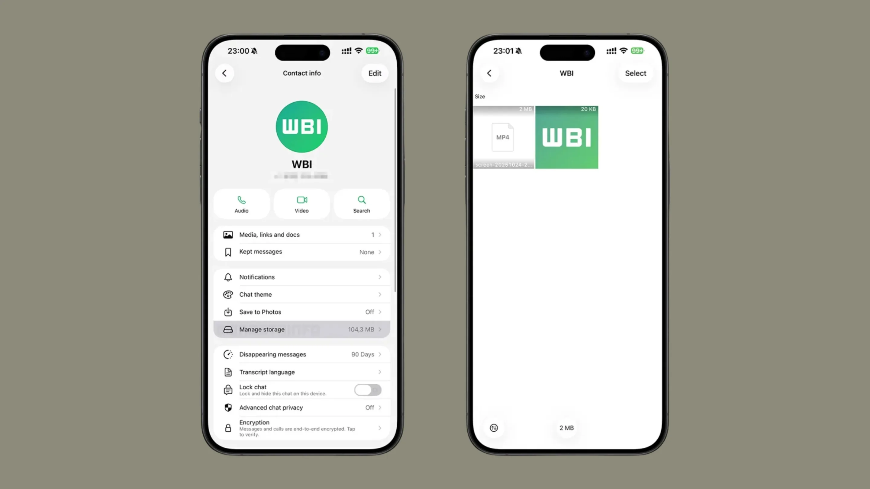 WhatsApp: novo gerenciamento de armazenamento por chat 2 h2RFBnyh gerenciamento armazenamento por chat