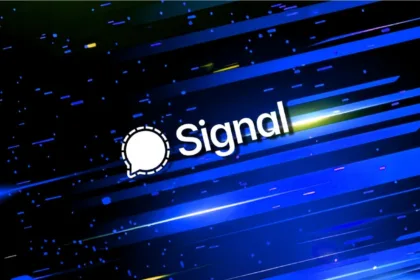 Imagem com a logomarca do Signal