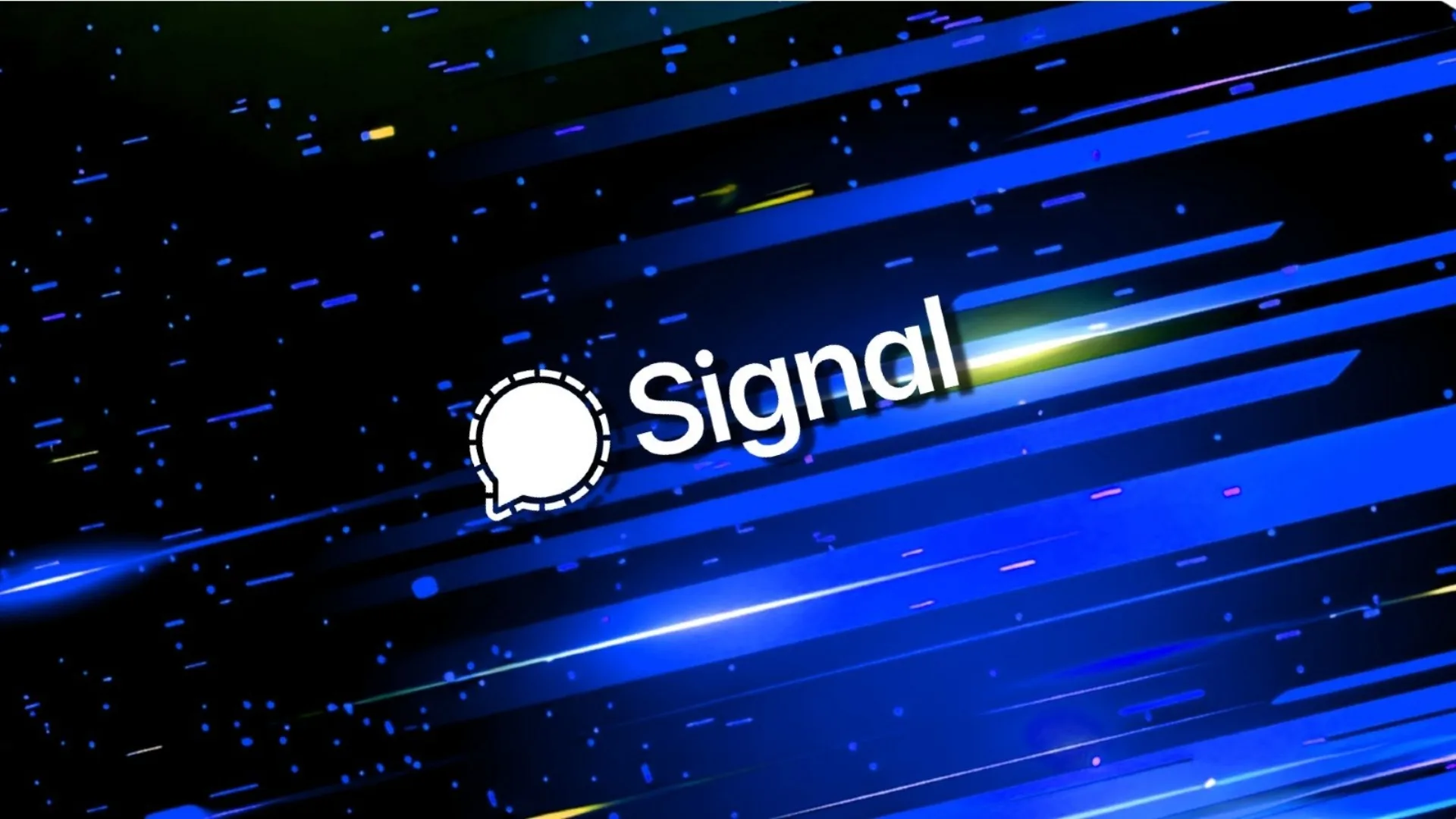 Imagem com a logomarca do Signal