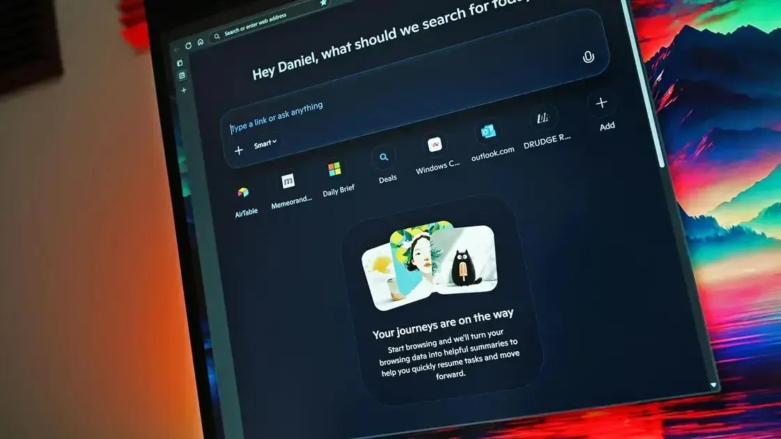 Microsoft Edge introduz Copilot Actions e Journeys para navegar de forma mais inteligente