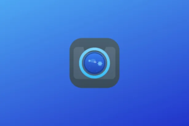 Imagem com a logomarca do COSMIC Camera