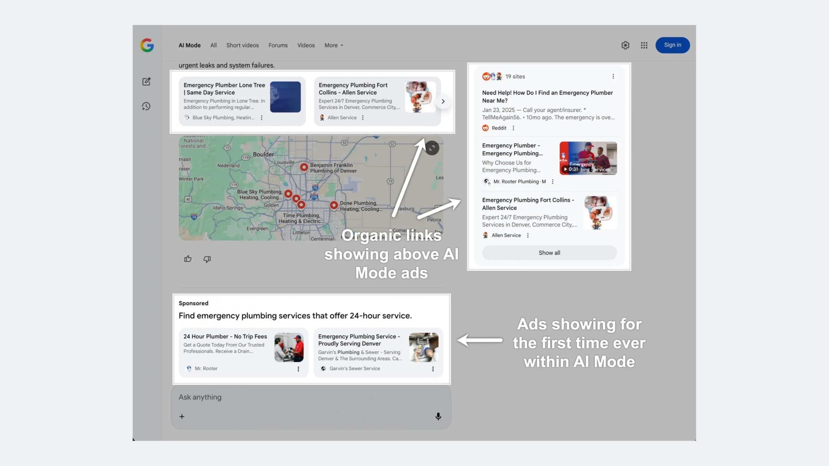 Anúncios no modo IA do Google: o que muda na busca 2 Anúncios modo IA Google