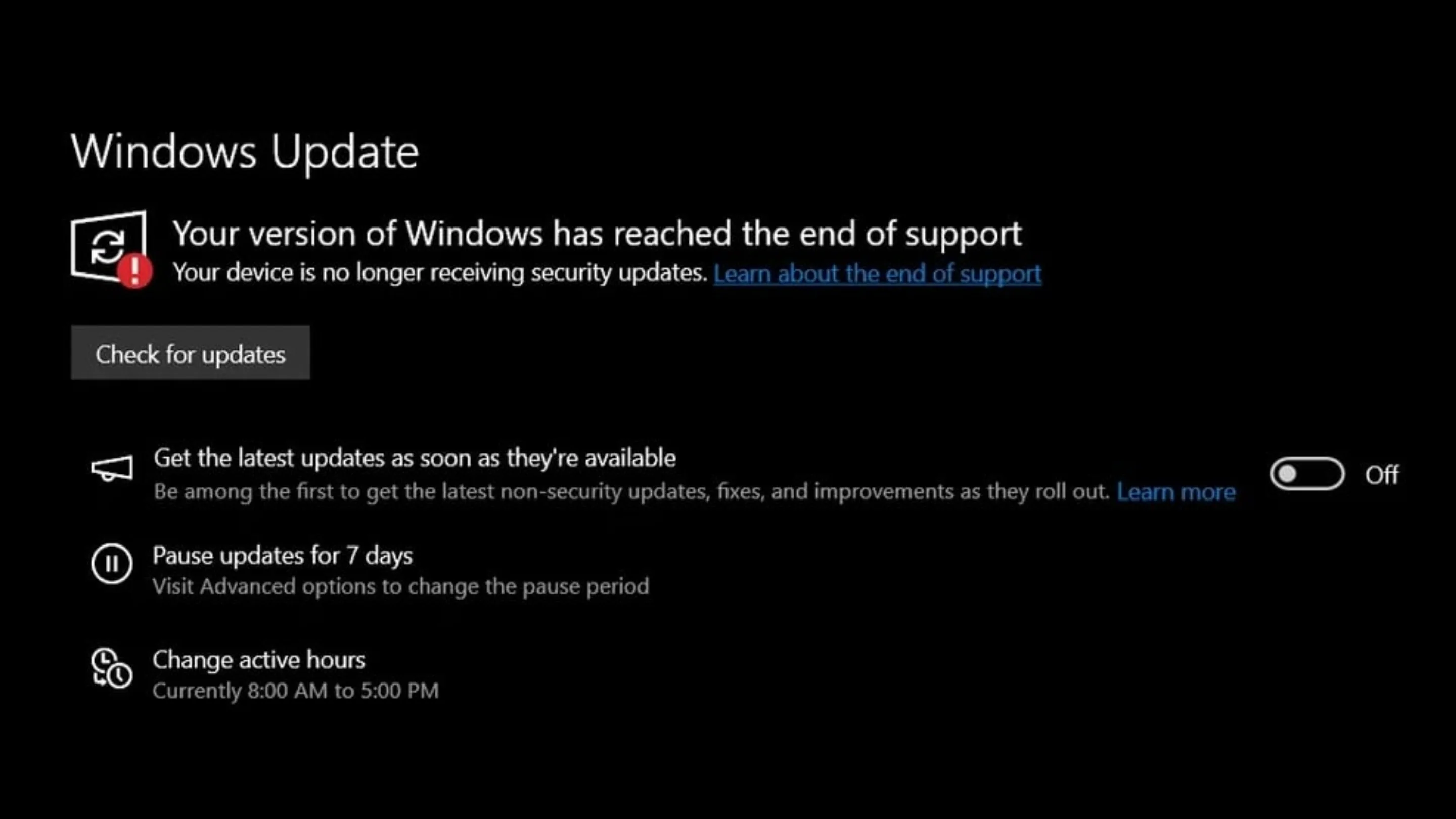 5cezpfLa microsoft corrige bug alerta falso windows 10
