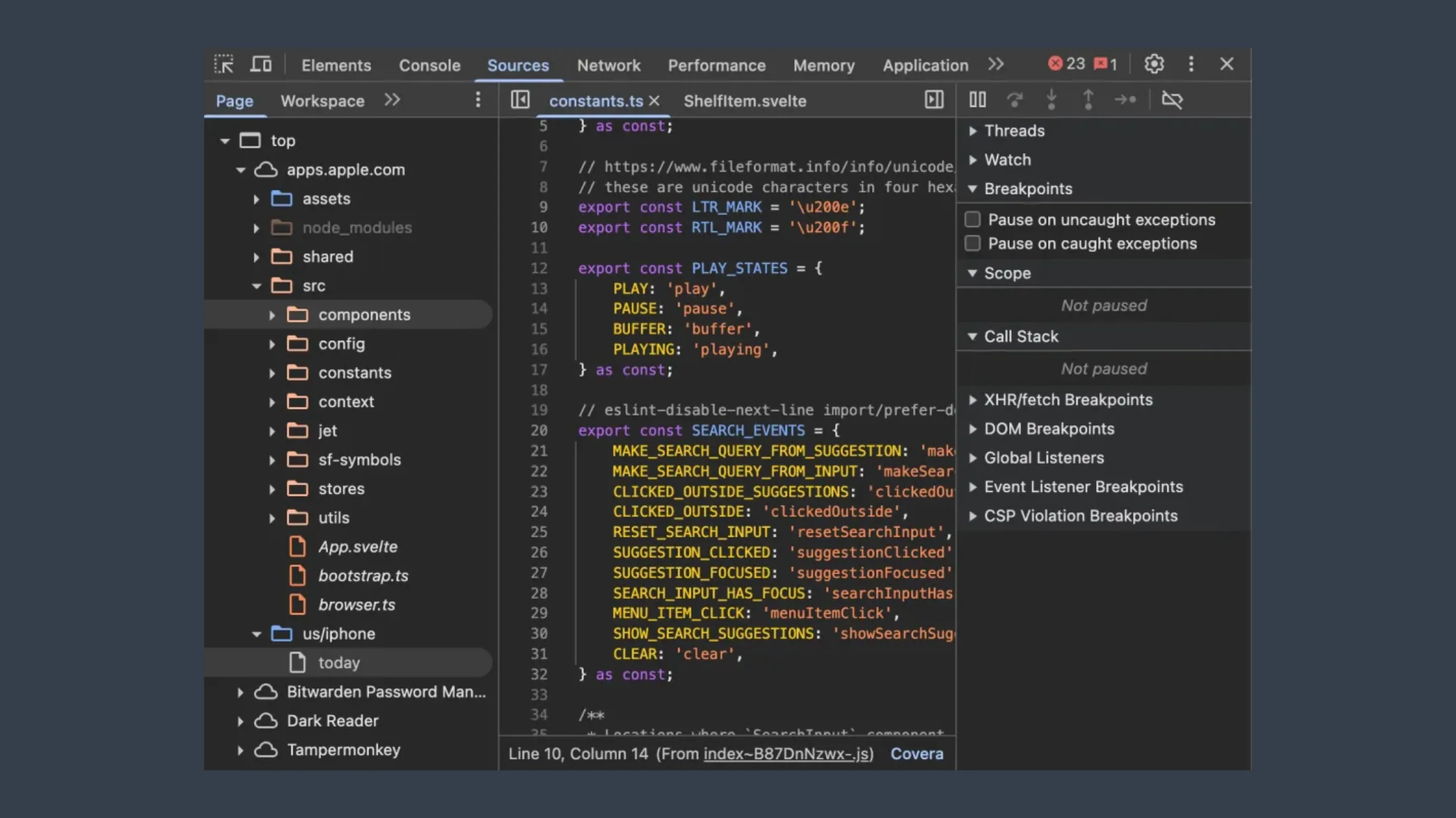 OHeF0LXV fonte app store vaza github