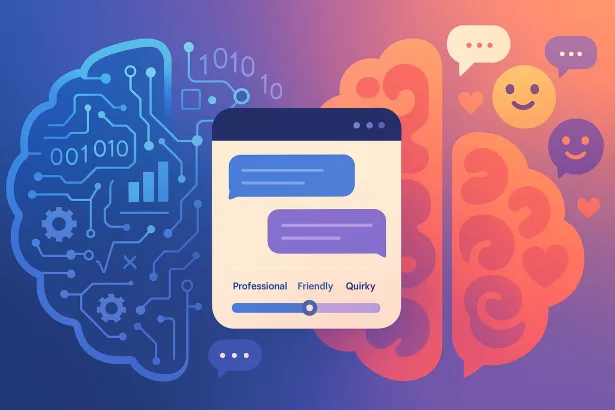 Ilustração futurista mostrando evolução do ChatGPT com GPT-5.1 inteligência e empatia