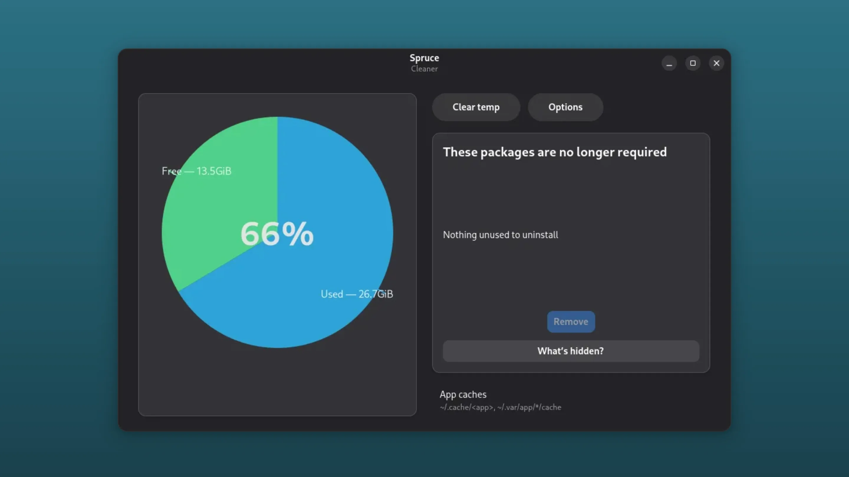 Imagem com a interface do Spruce
