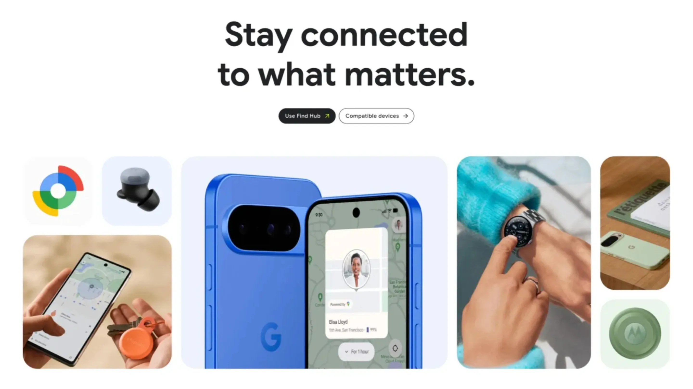 find hub atualizacao dispositivos compativeis