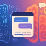 Ilustração futurista mostrando evolução do ChatGPT com GPT-5.1 inteligência e empatia