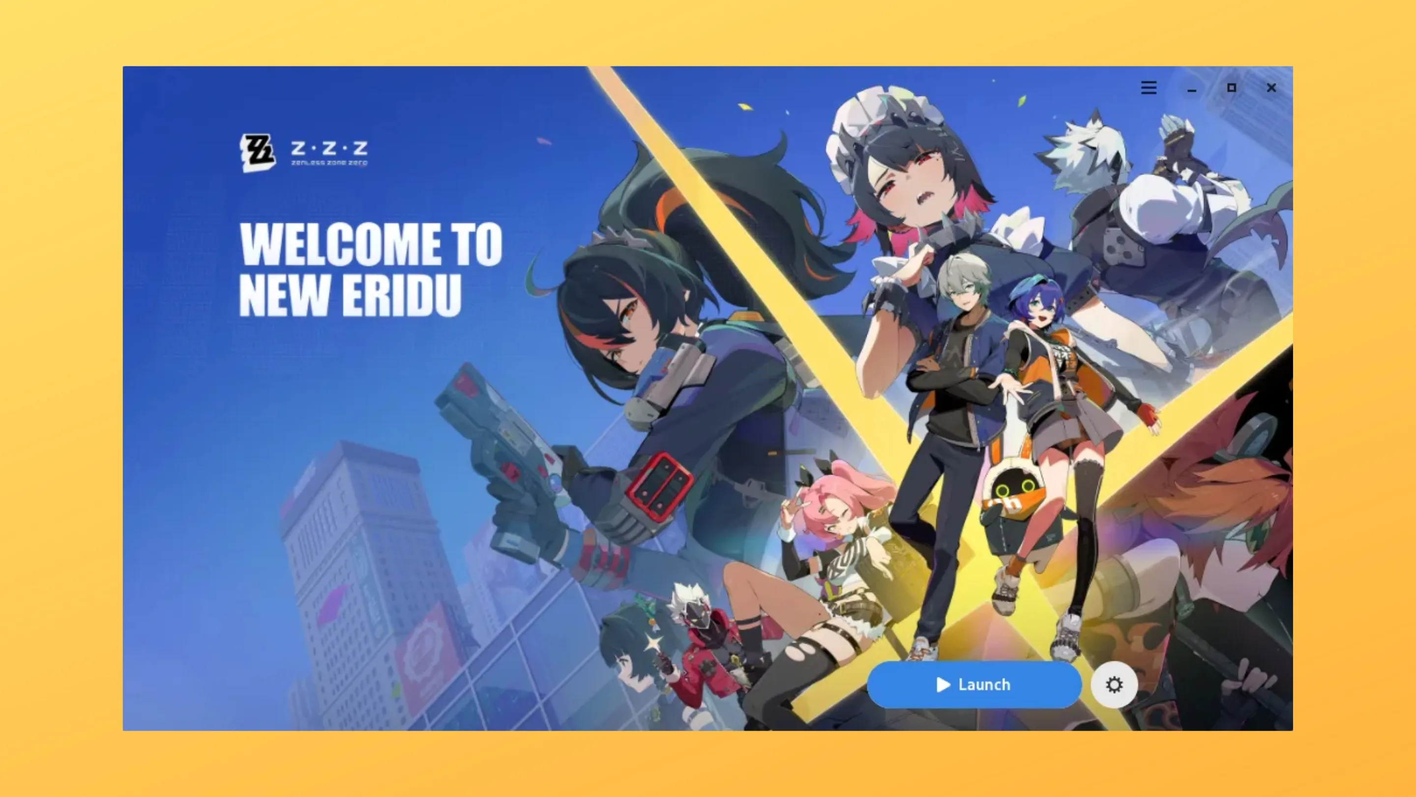 Imagem com a interface do Sleepy Launcher