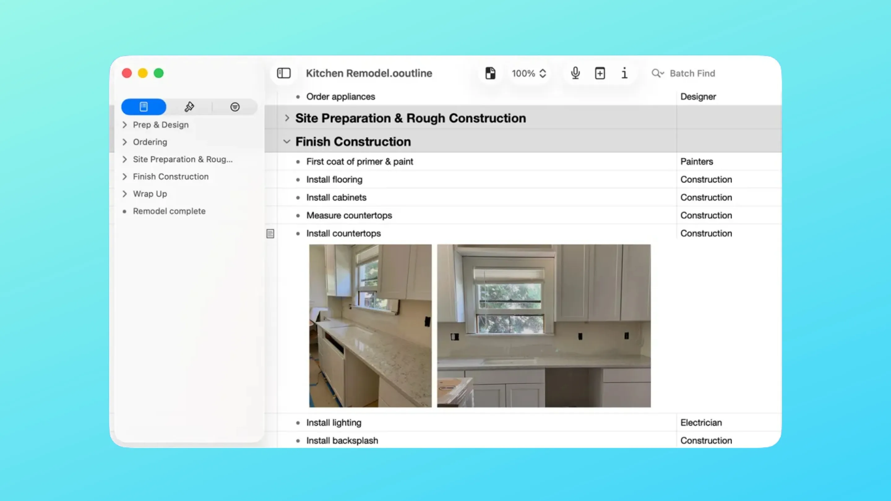 omnioutliner 6 beta ia apple vision pro 2