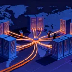 Ilustração conceitual sobre quem manda na internet e o impacto do Cloudflare outage na infraestrutura global