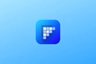 Imagem com a logomarca do FCast