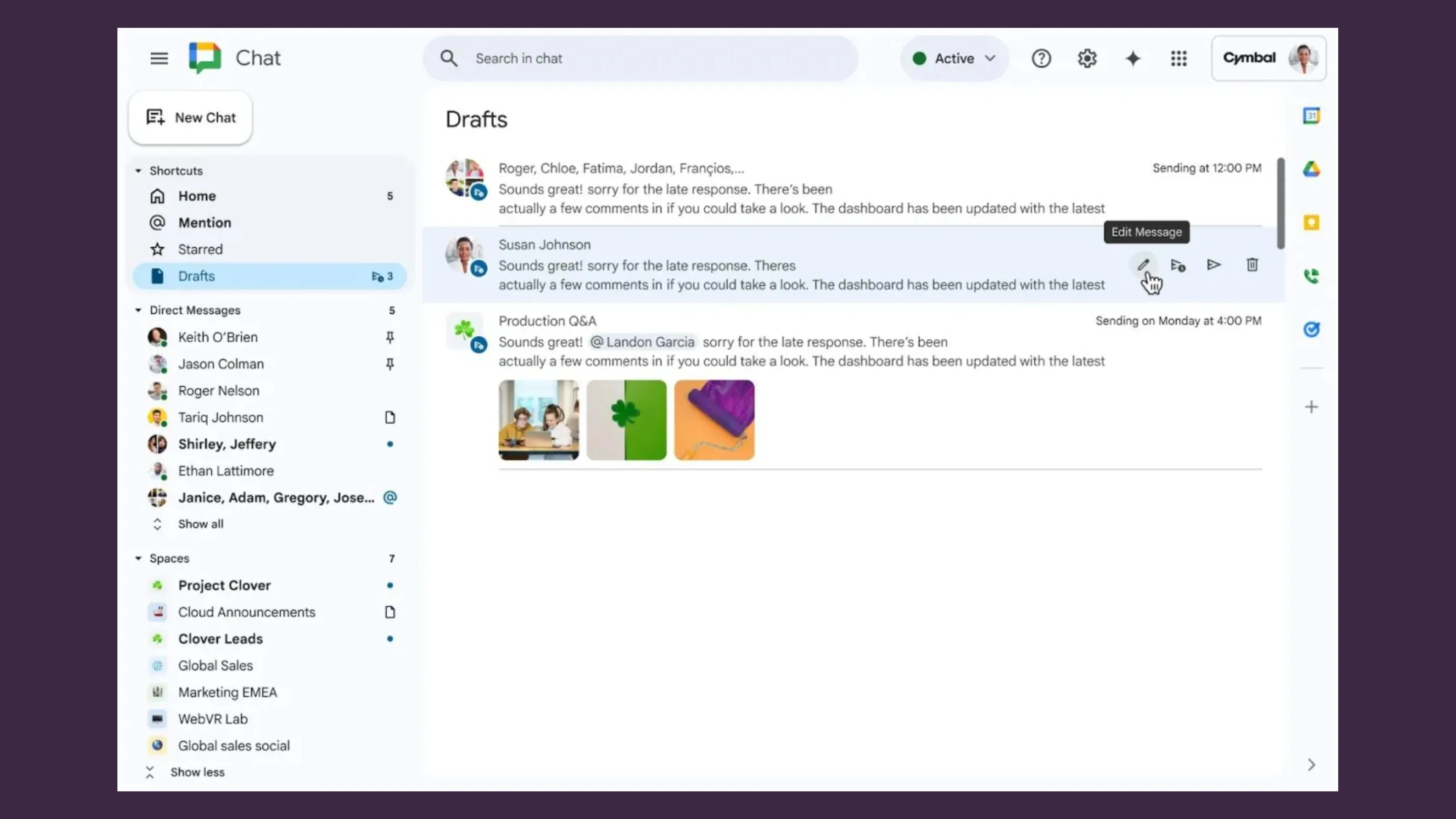 Google Chat: como agendar mensagens e aumentar sua produtividade 2 Google Chat