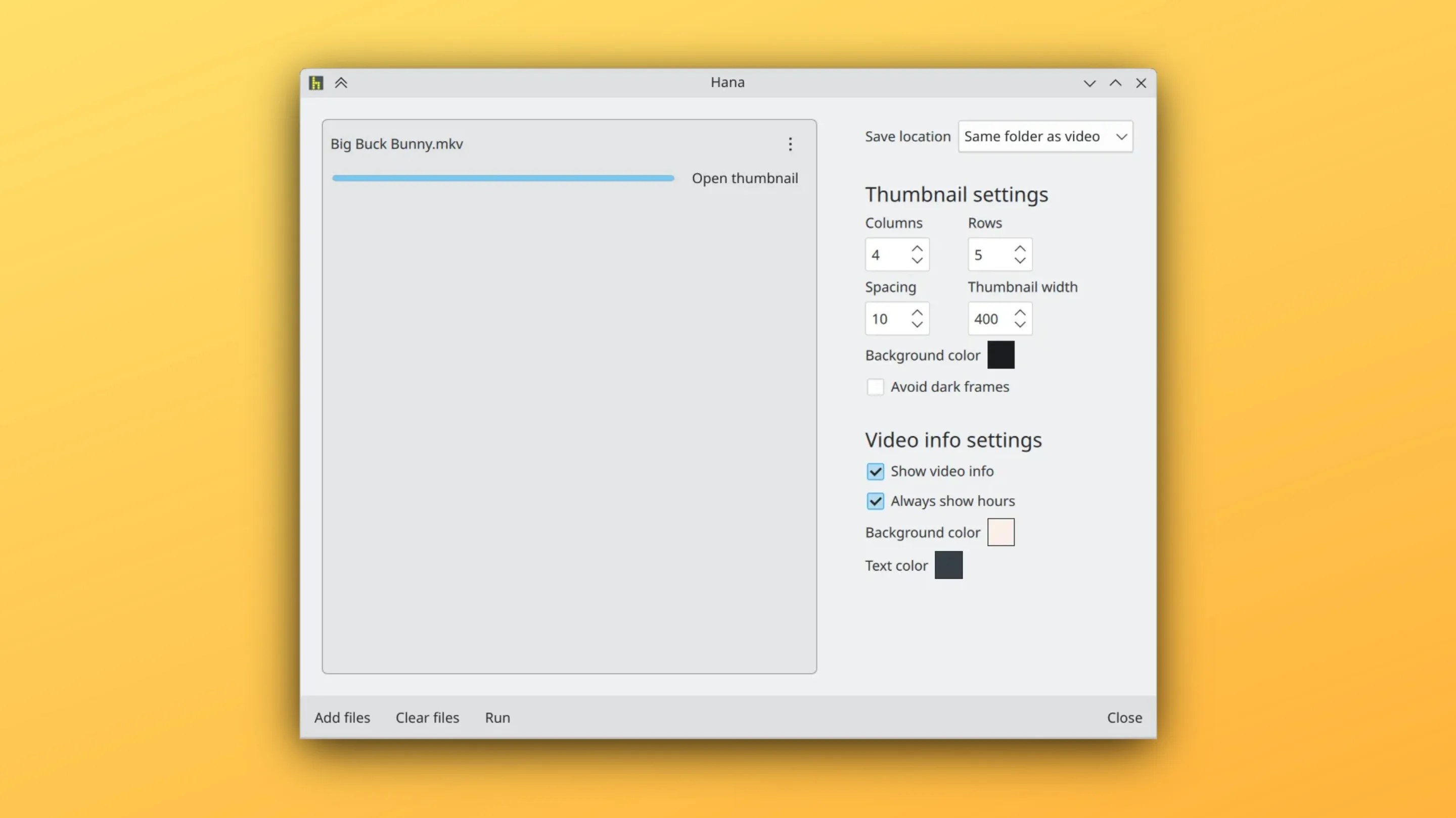 Imagem com a interface do Hana