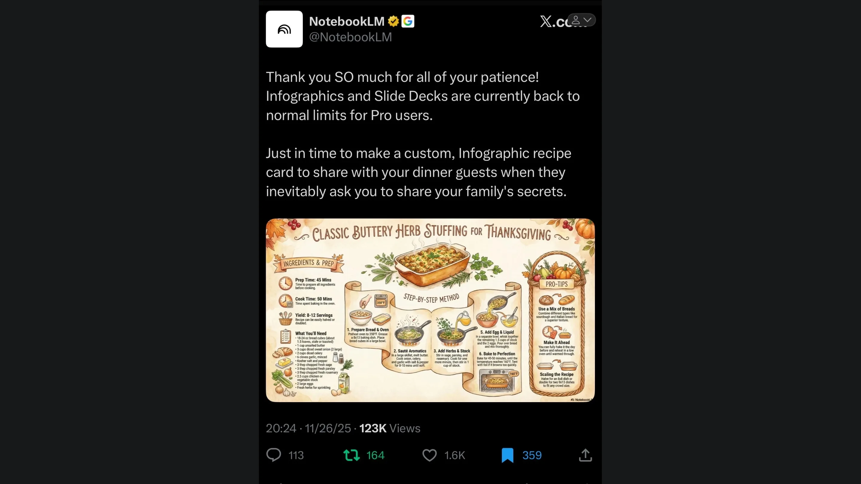 Postagem agora excluída mostrando a promoção do Google no X
Imagem: Bleeping Computer