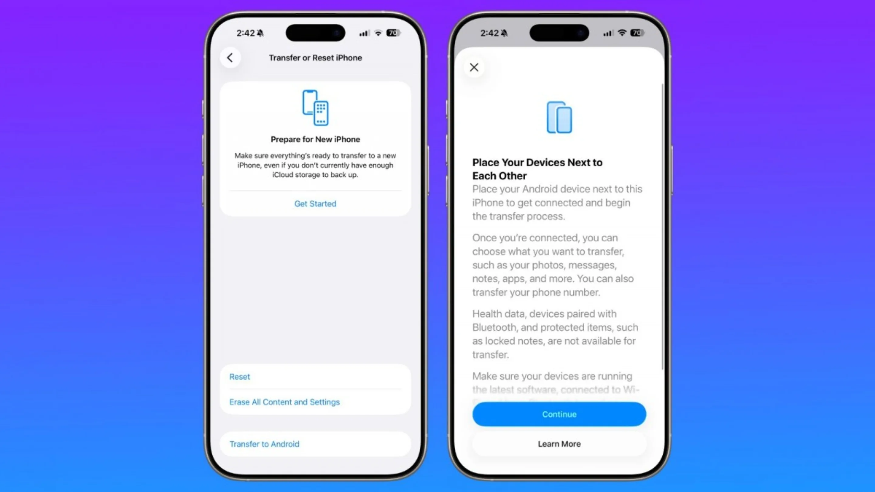 iOS 26.3 beta: migração para Android e notificações de terceiros 2 iOS 26 beta 3