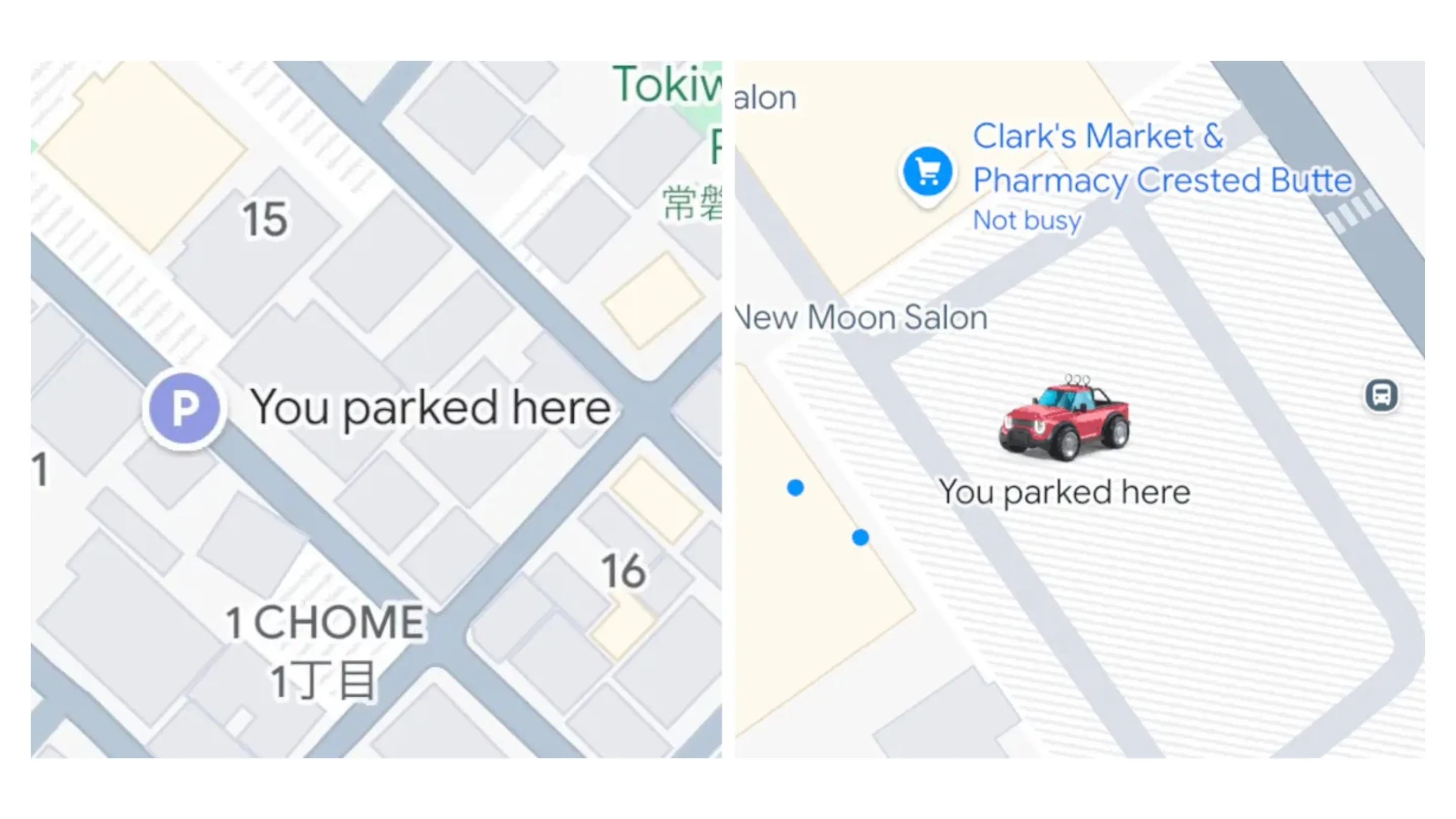 Google Maps implementa o recurso estacionamento automático no iOS 2 Estacionamento automático