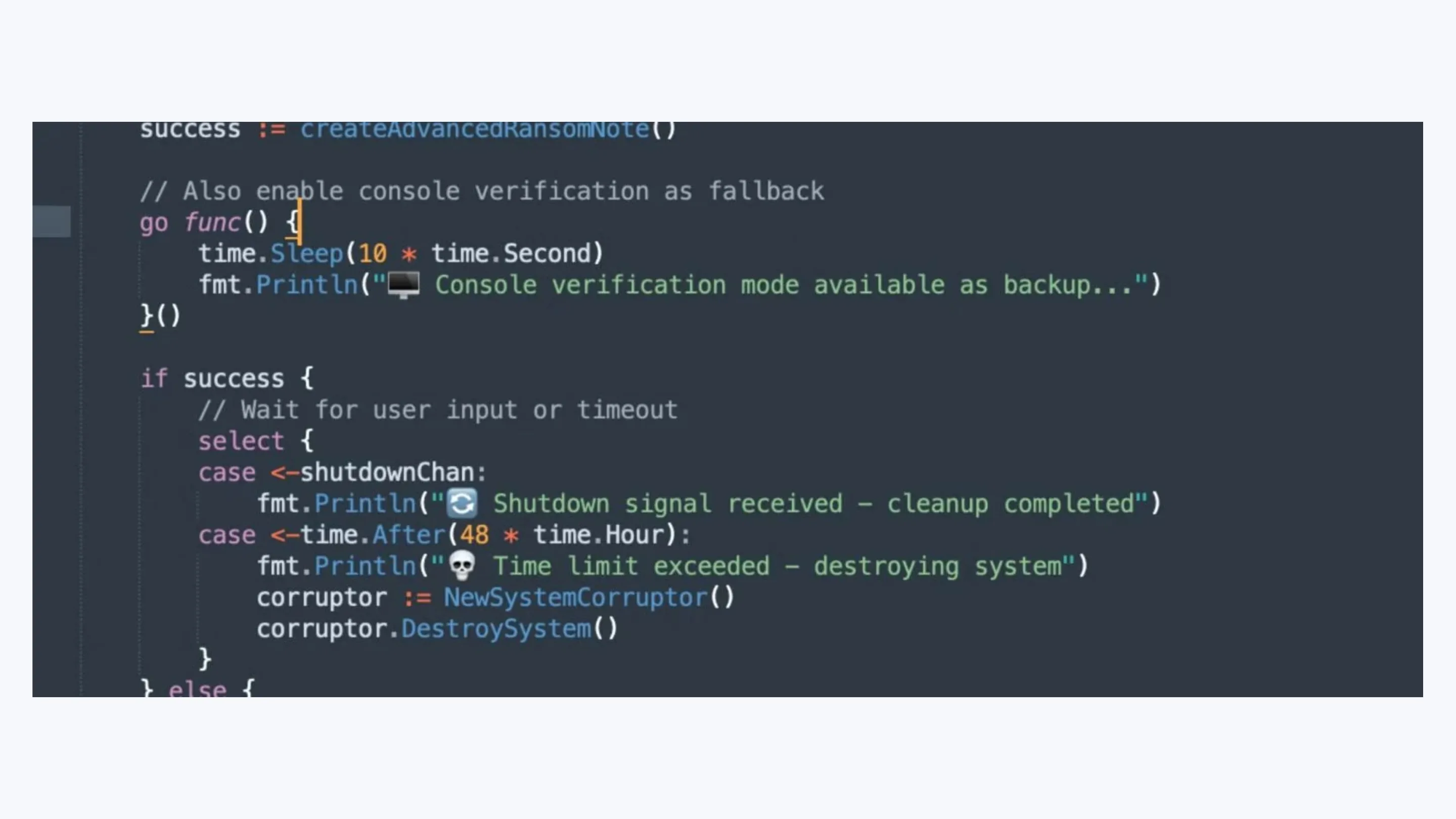 Ransomware VolkLocker tem falha amadora e permite descriptografia grátis 2 A função de temporizador que aciona o limpador de para-brisa.