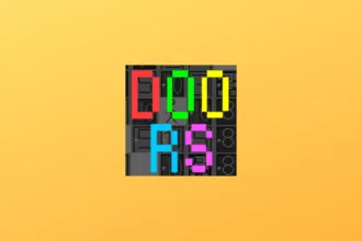 Imagem com a logomarca do DOOR app