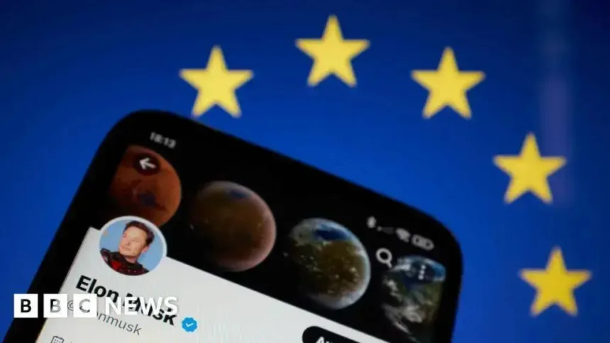 X proíbe anúncios da Comissão Europeia após multa milionária de €120 milhões