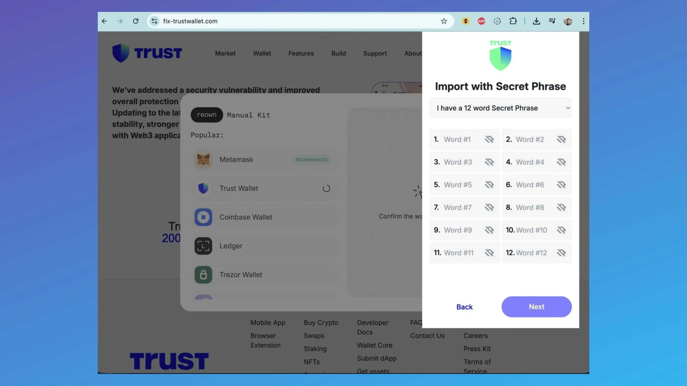 Ataque à Trust Wallet no Chrome gera prejuízo de R$ 33 milhões e alerta usuários