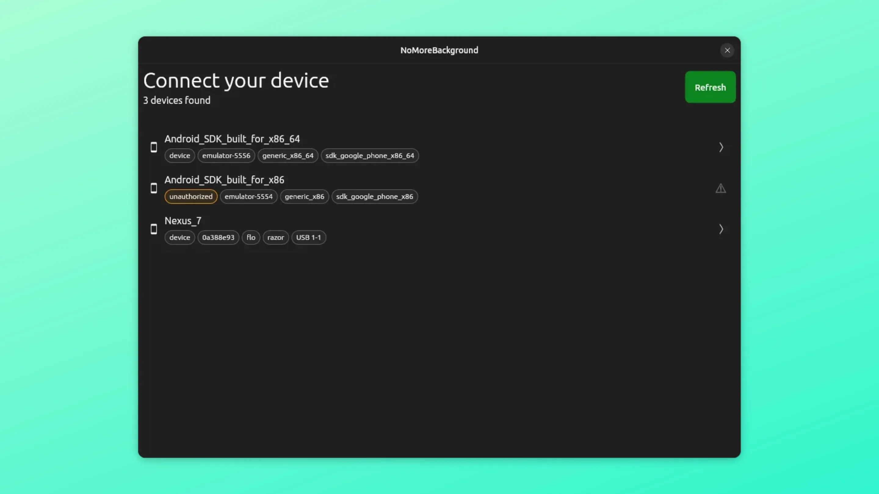 Instale o NoMoreBackground, um redutor de apps em segundo plano, no Ubuntu, Fedora, Debian e outras distribuições Linux com Flatpak 2 Imagem com a interface do NoMoreBackground