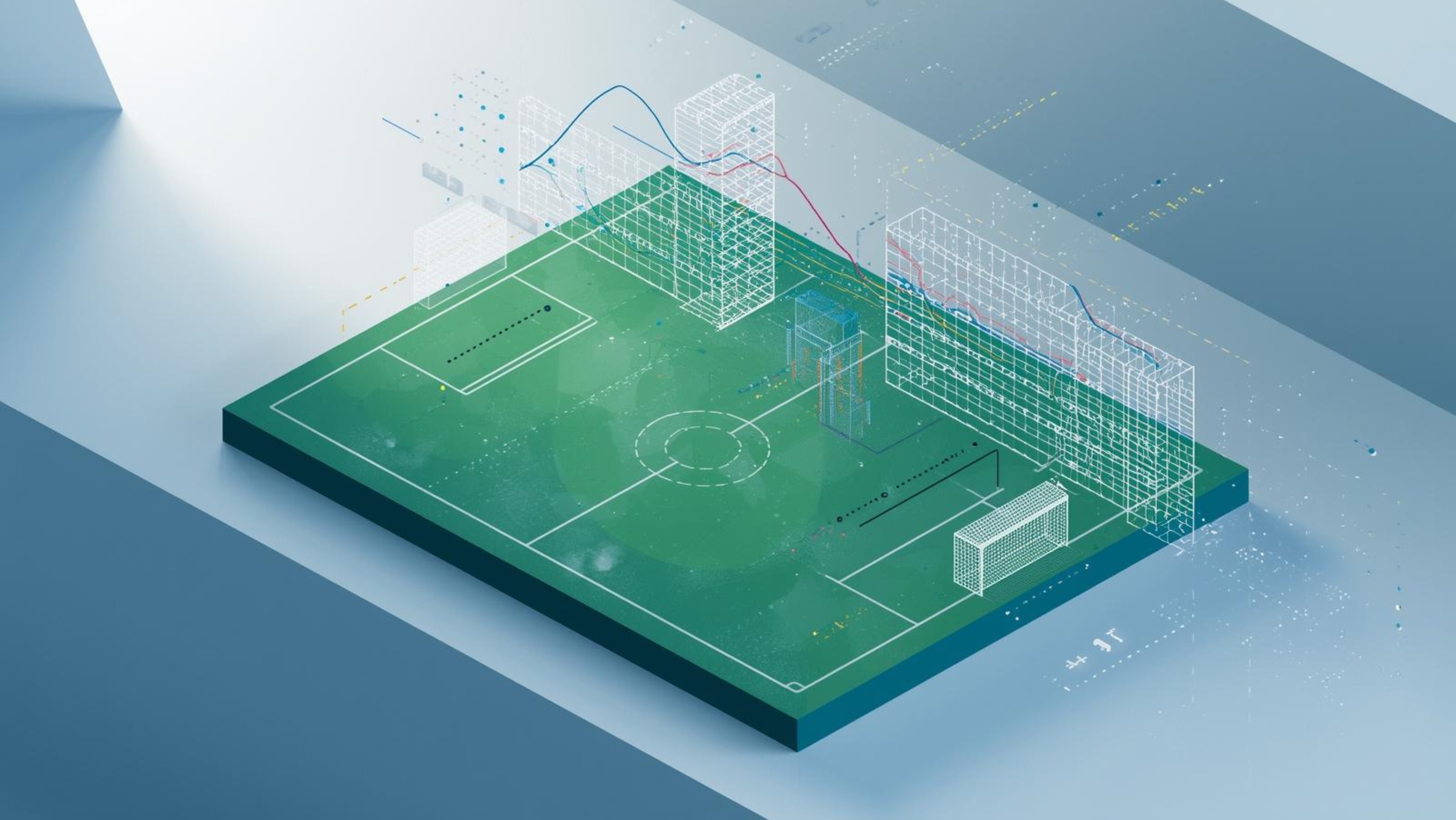 Machine learning na previsão esportiva: como modelos estimam probabilidades em partidas 2 Capa com visualização de dados e gráficos probabilísticos aplicados à análise de partidas de futebol.