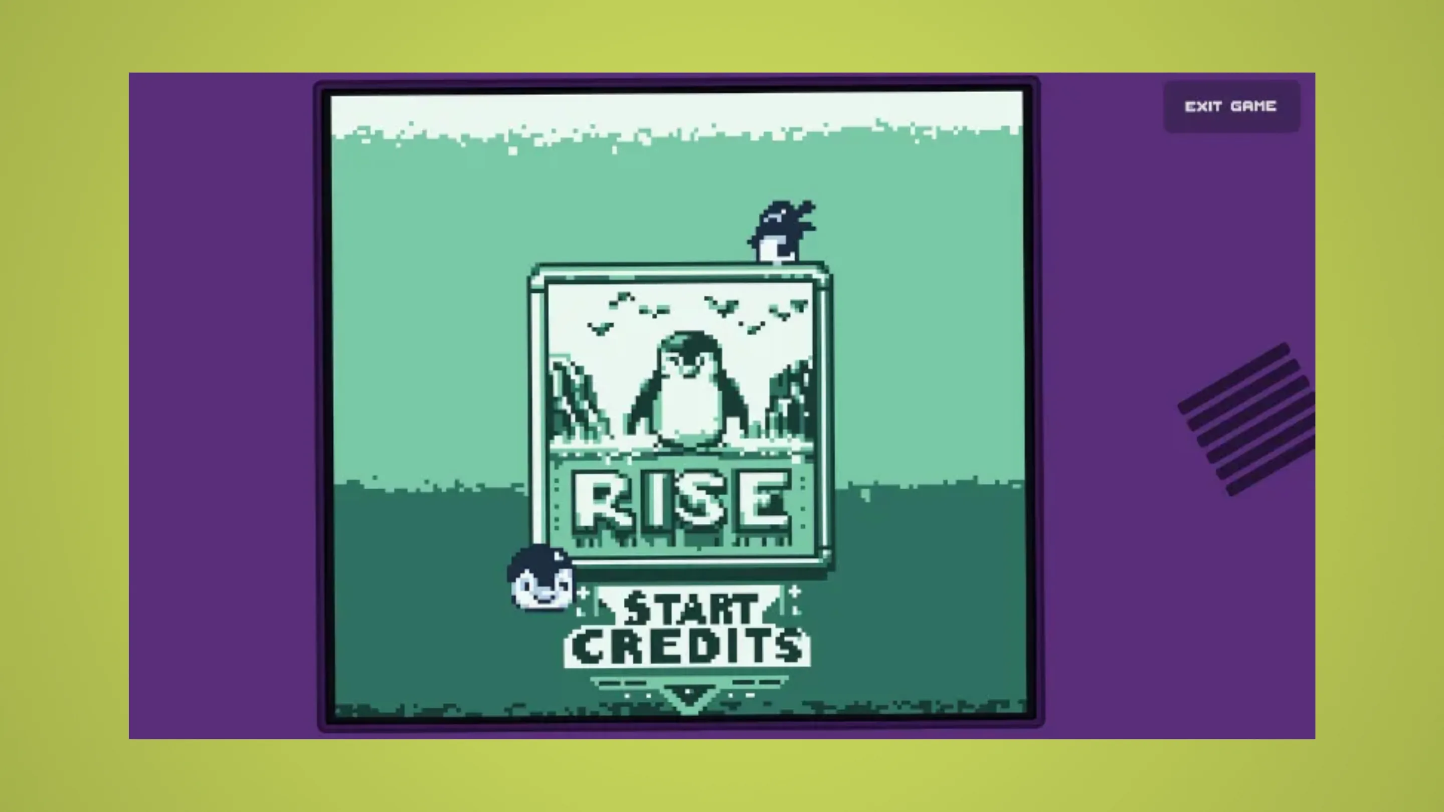 Instale o Rise of the Penguins GB, um jogo de ação, no Ubuntu, Fedora, Debian e outras distribuições Linux com Flatpak 2 Imagem com a interface do Rise of the Penguins