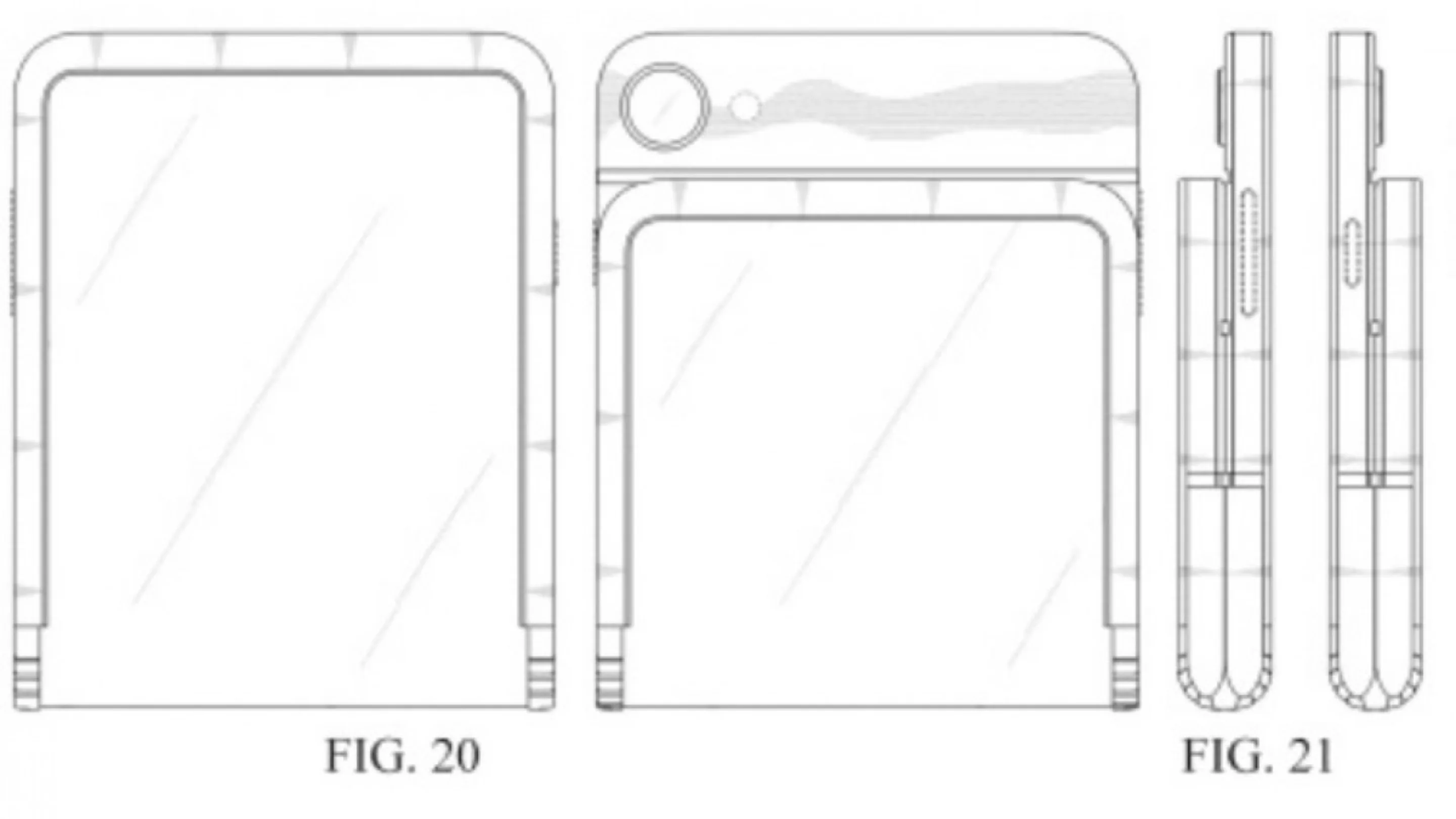 Samsung Flip 360: patente revela dobrável sem tela externa e com dobradiça total