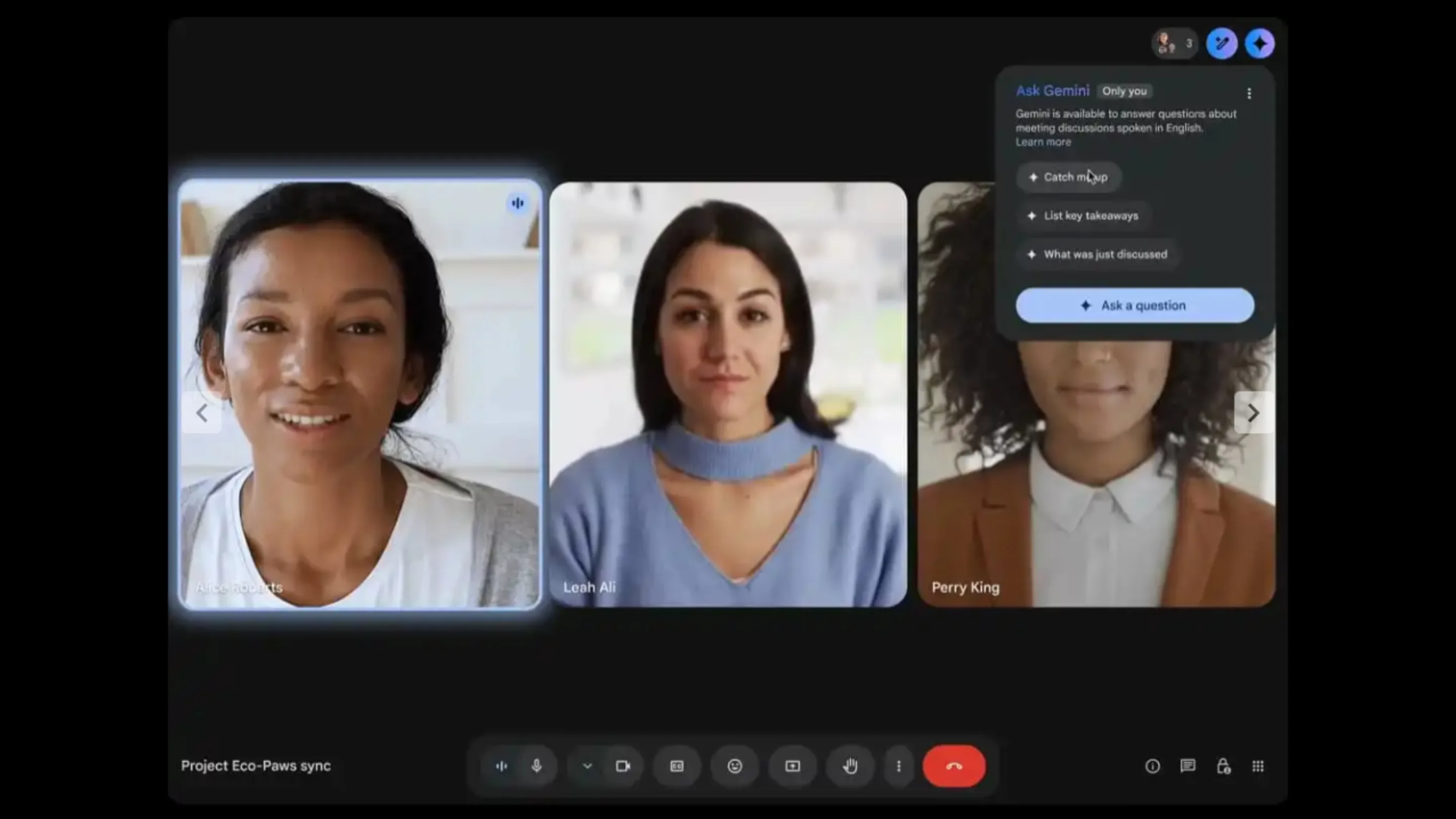 Google Meet amplia Pergunte ao Gemini, chega ao português e a mais planos 2 Google Meet