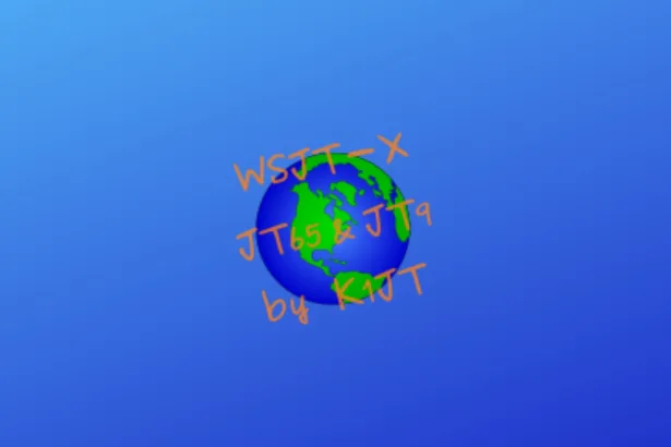 Imagem com a logomarca do WSJTX