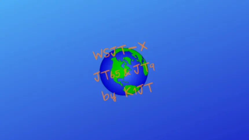 Imagem com a logomarca do WSJTX