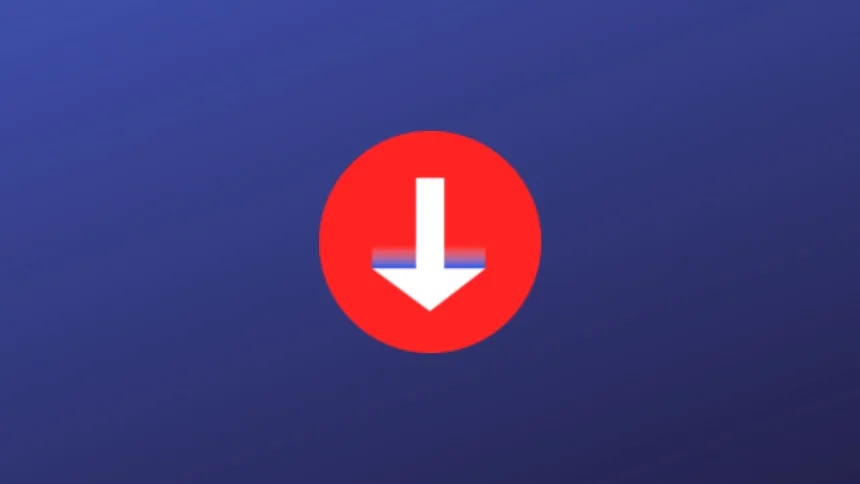 Imagem com a logomarac do YT Downloader