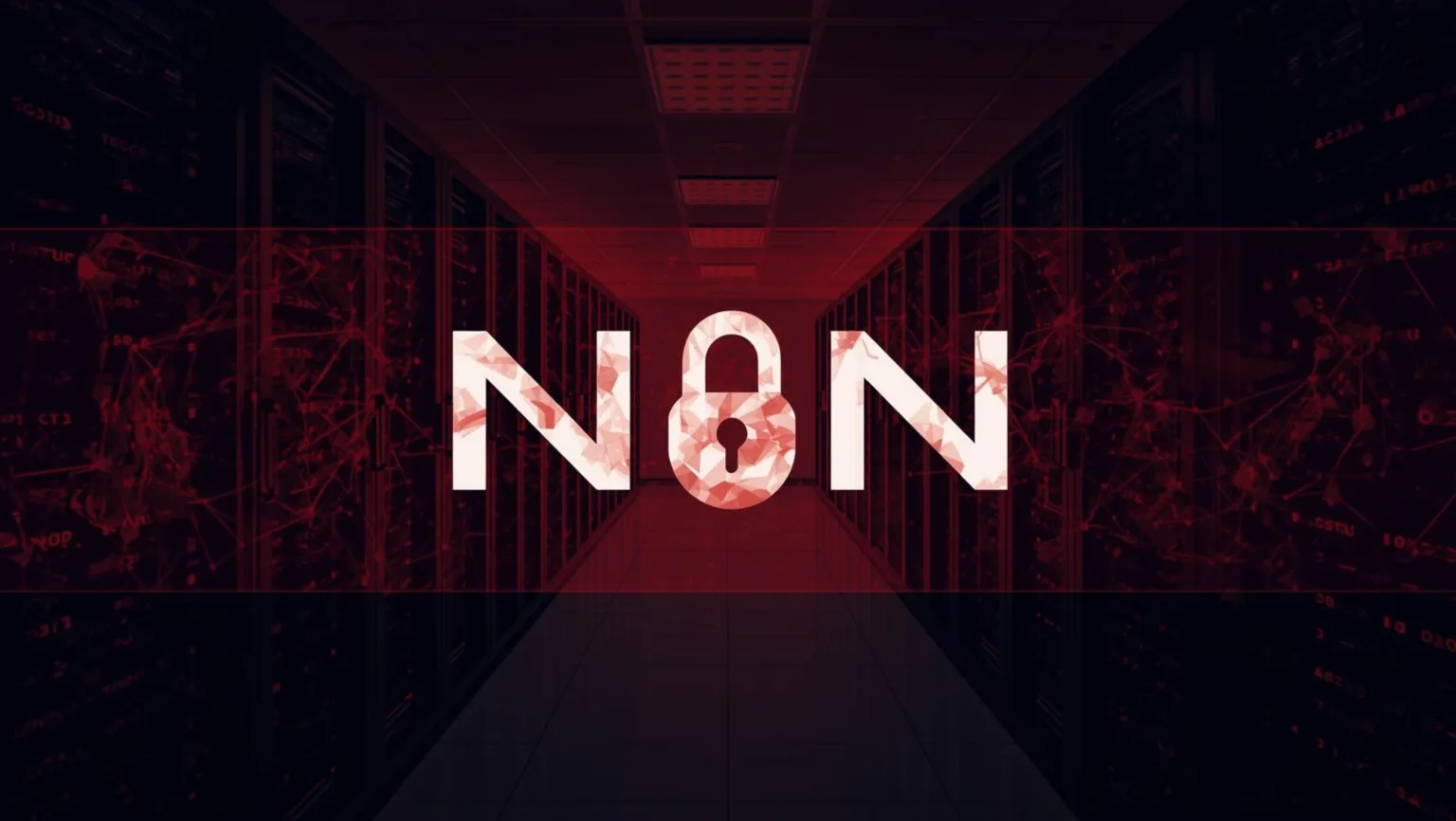 Logo do n8n em um ambiente de servidor com alerta vermelho e um cadeado digital aberto simbolizando falha crítica.