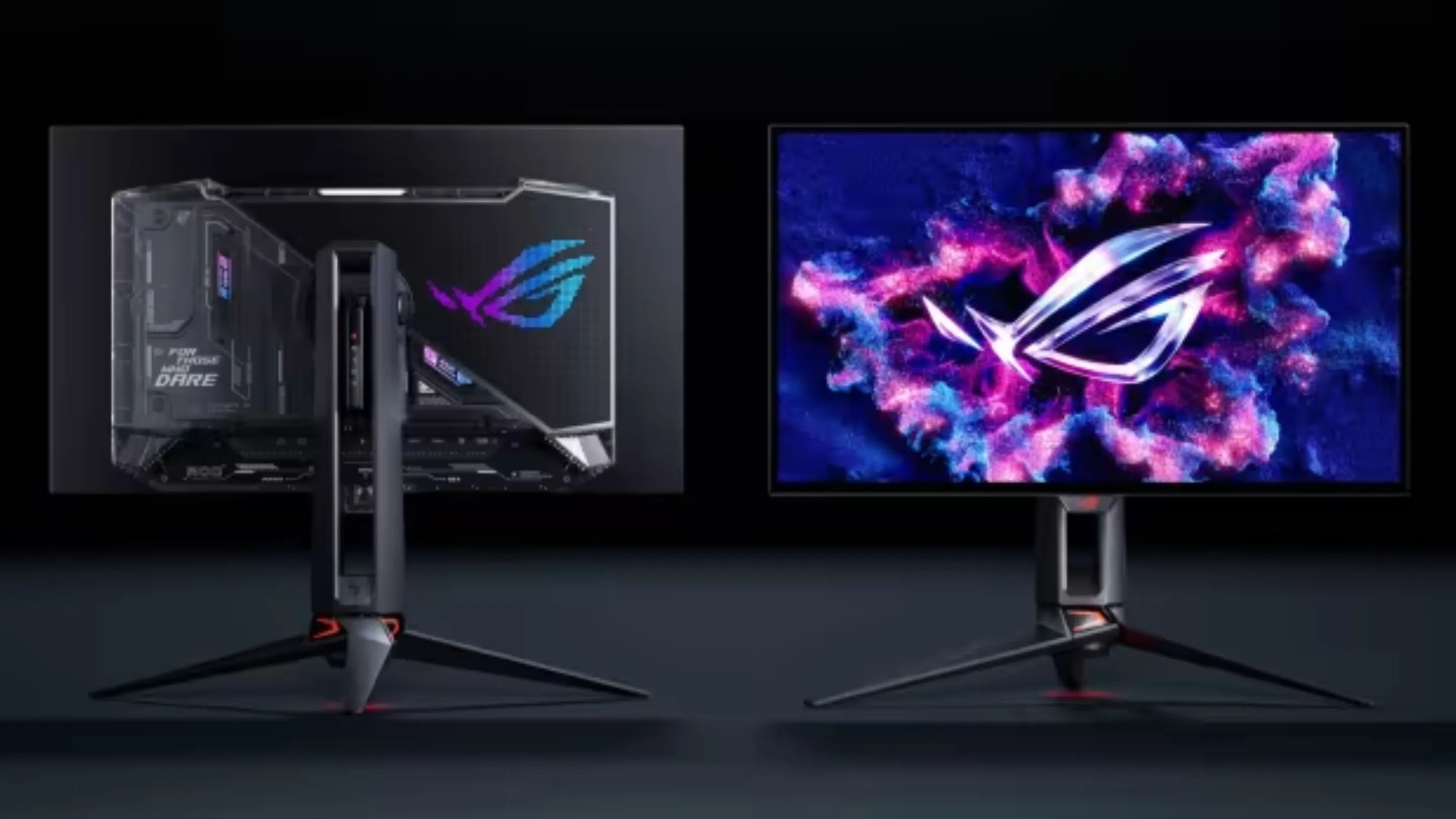 Monitores ASUS ROG OLED na CES 2026 elevam o padrão com Tandem OLED
