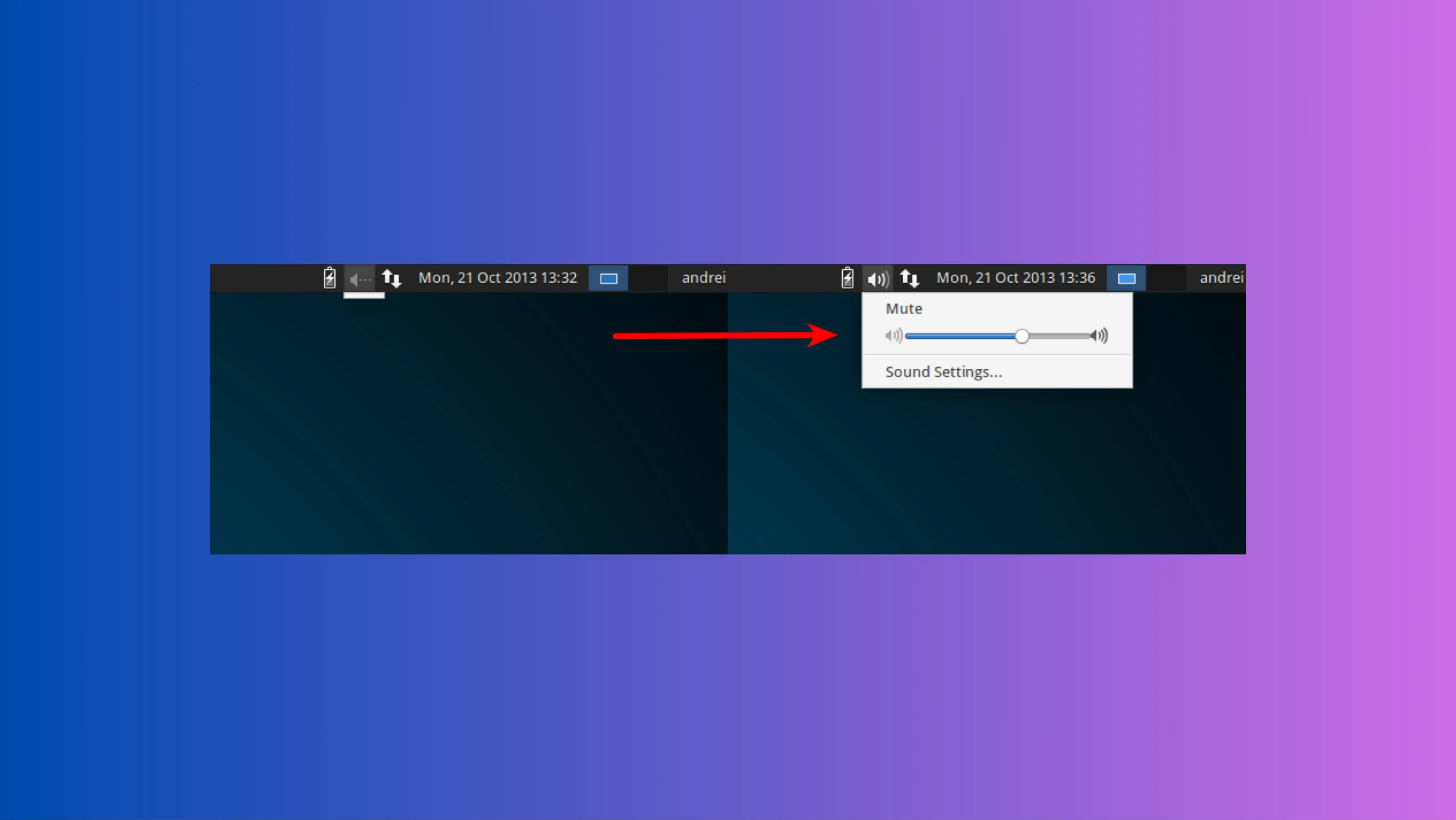 Corrigindo bug no sound indicator do Xubuntu, onde o indicador de som fica desabilitado!