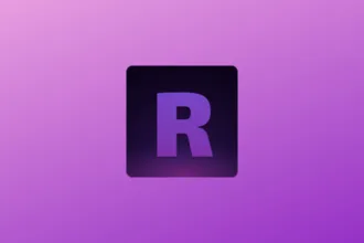 Imagem com a logomarca do Retrom