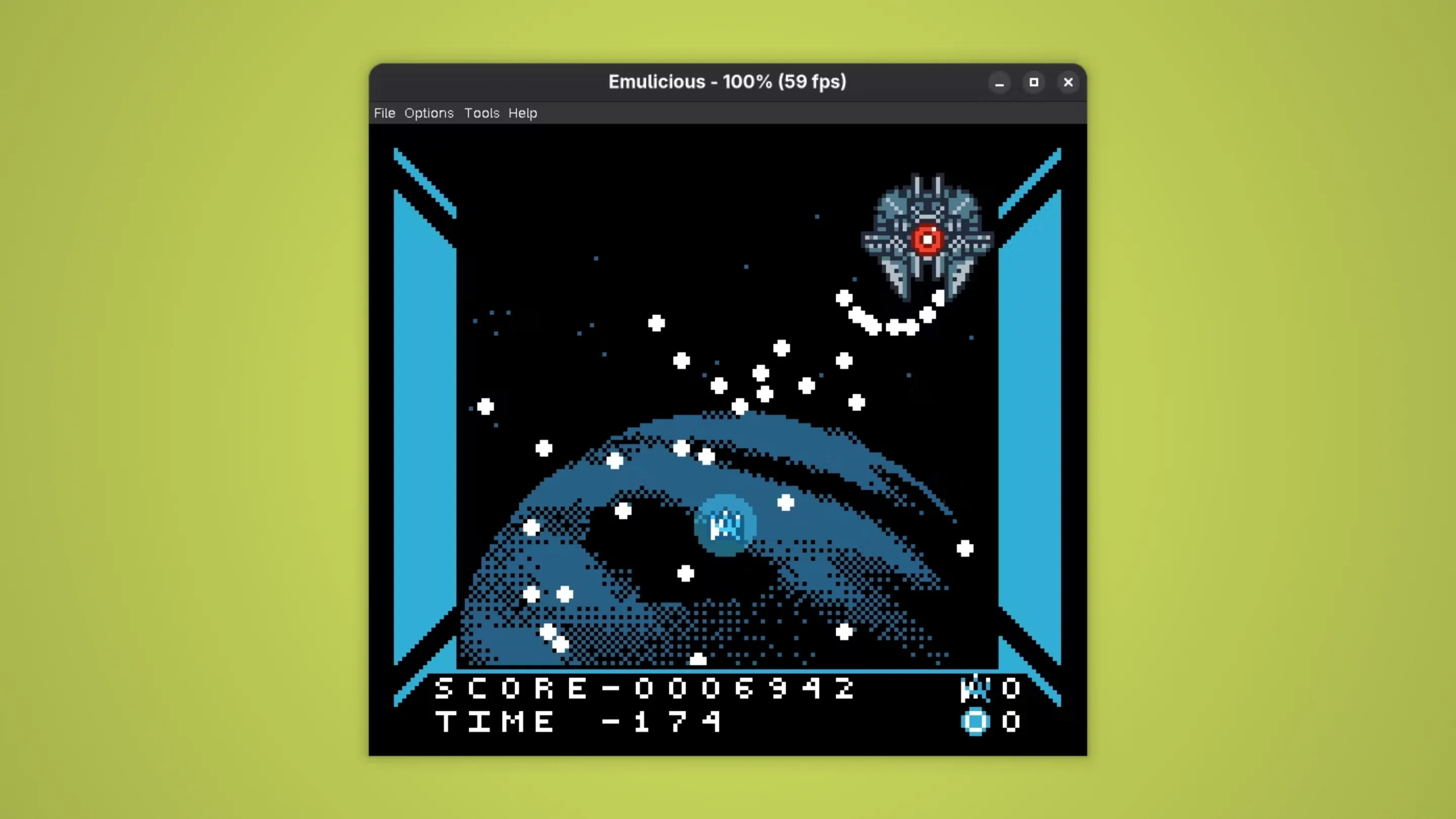 Imagem com a interface do Emulicious