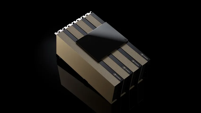 Chip Nvidia H200 usado em aplicações de inteligência artificial, em meio às novas restrições da China à sua compra