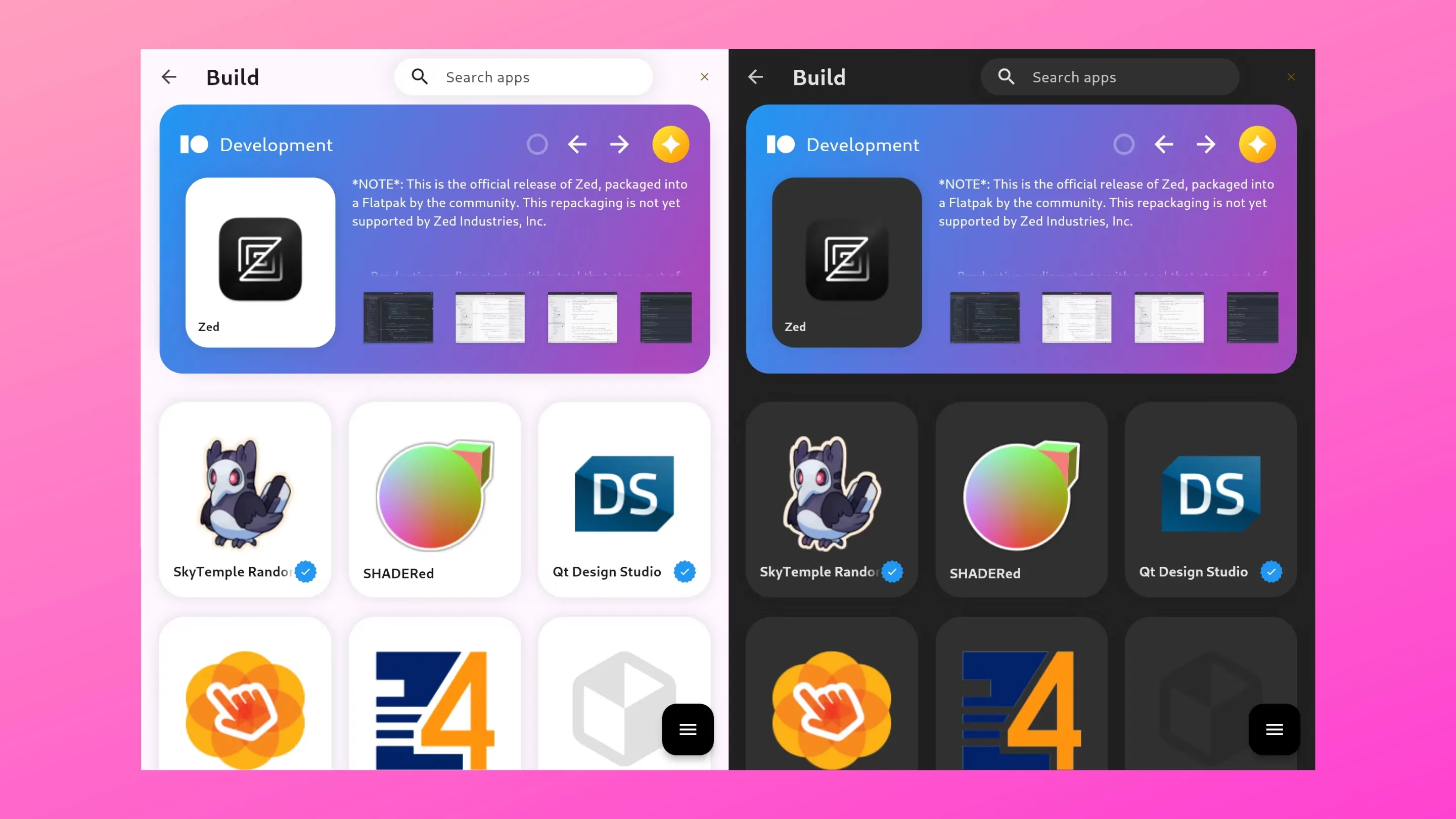 Instale o Outlet, um gerenciador de apps, no Ubuntu, Fedora, Debian e outras distribuições Linux com Flatpak 2 Imagem com a interface do Outlet