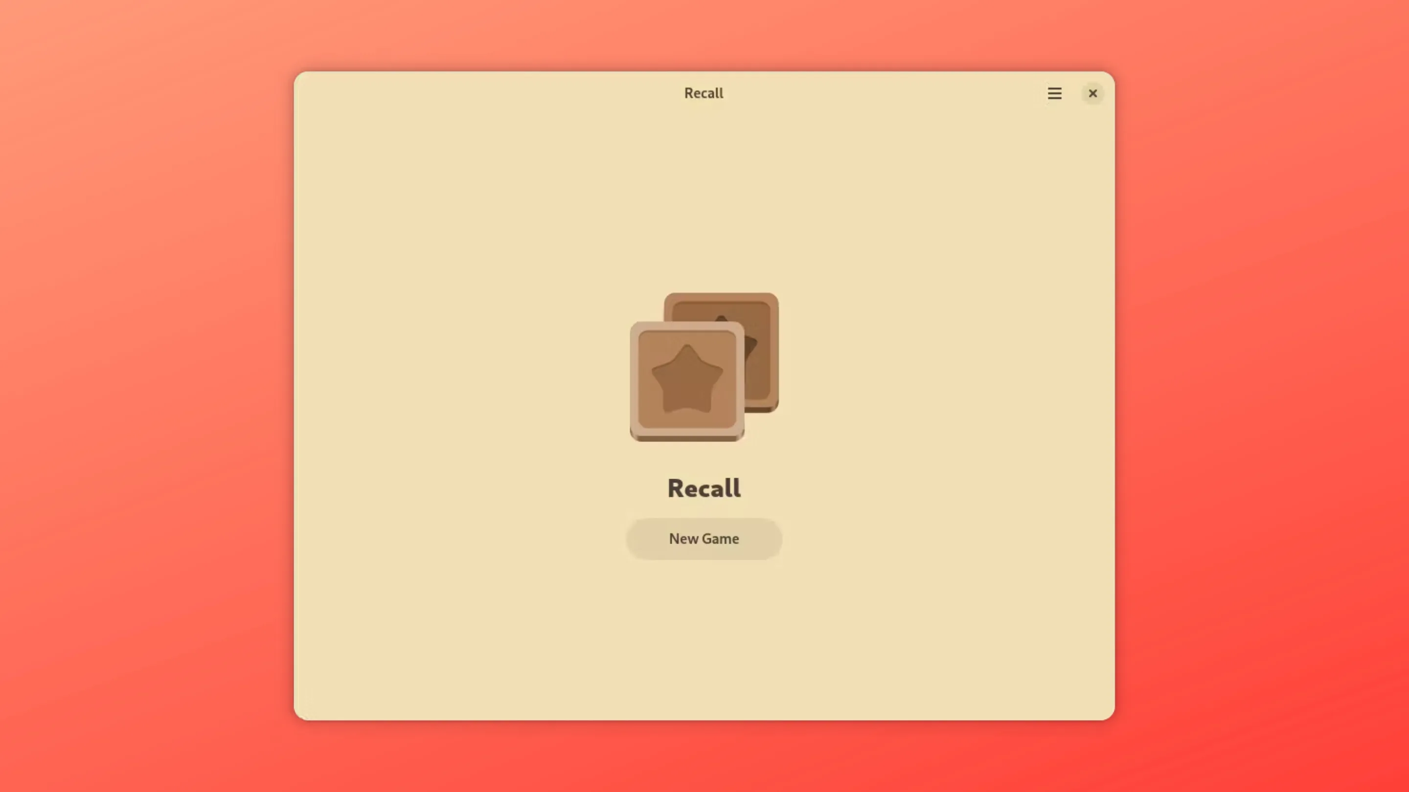 Imagem com a interface do Recall