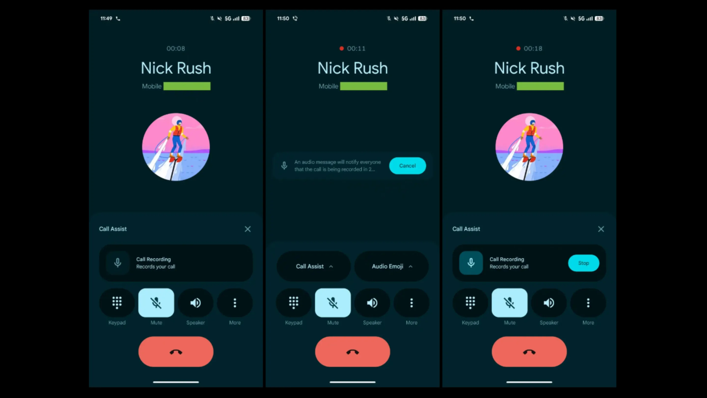 Gravação de chamadas nativa chega a mais Pixels com Android 14 2 Chamadas Pixel