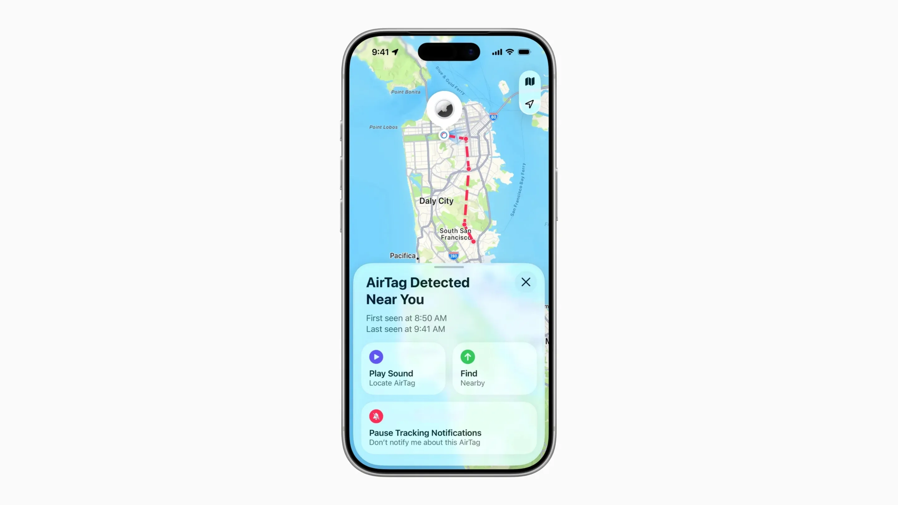 Os novos AirTags priorizam a privacidade.