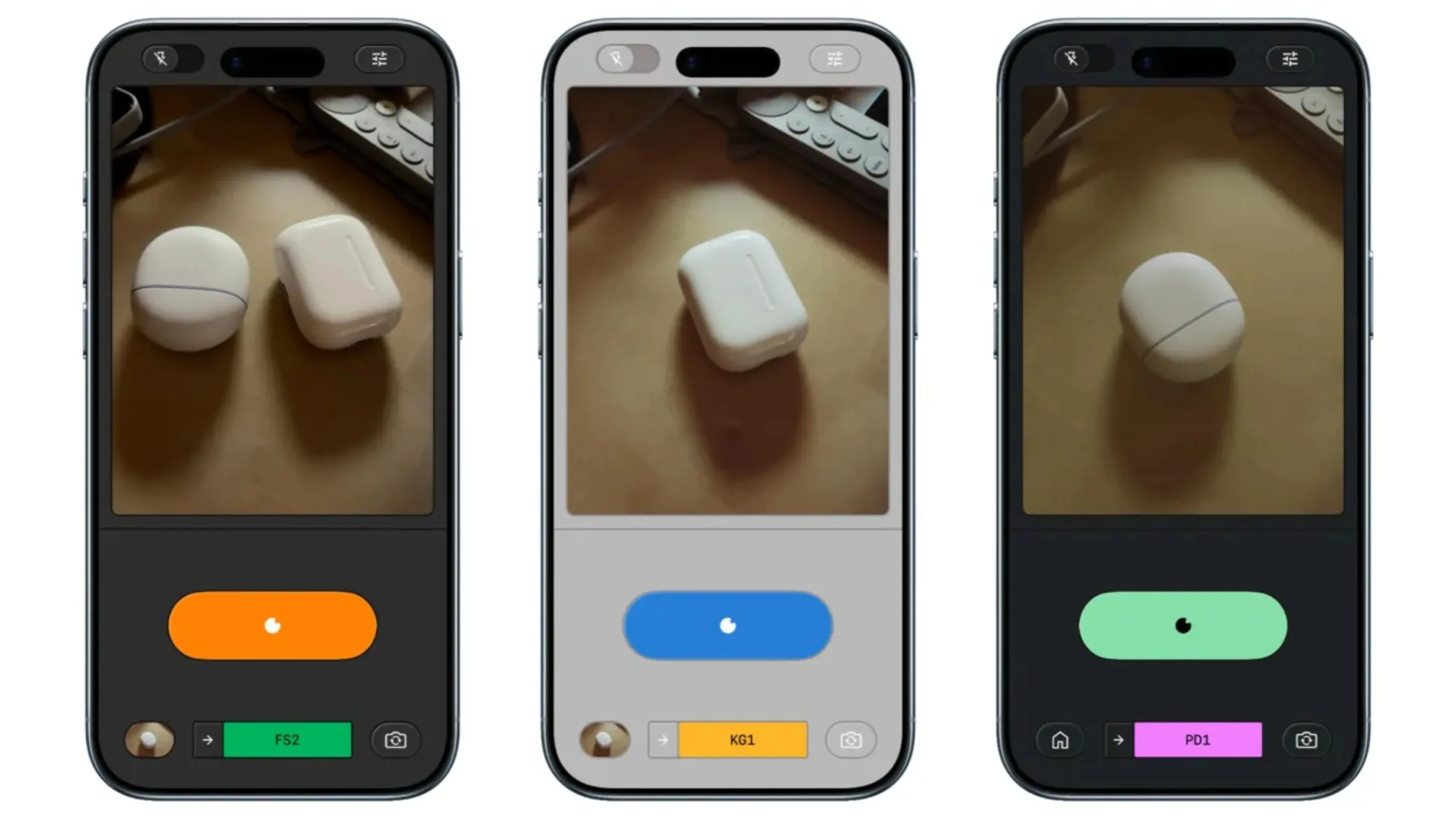 camera profissional apple ios